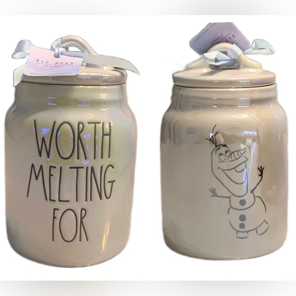 Rae Dunn Kitchen Rae Dunn Frozen Worth Melting For Small Canister